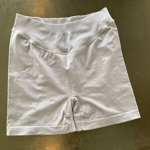 Gymshark Shorts Womens Large Gray High Waist Biker Compression Gym XL